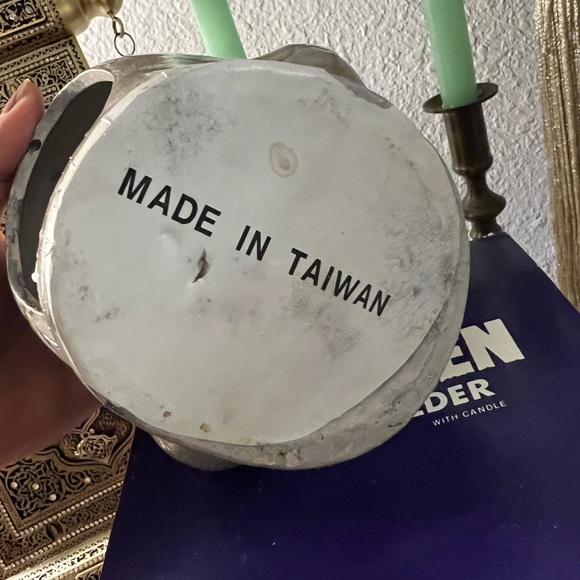 Halloween Skull Spider Web And Spider Luminary Vtg - Picture 6 of 14